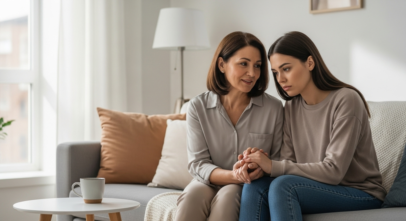 Jak pomóc dorosłej córce w depresji?