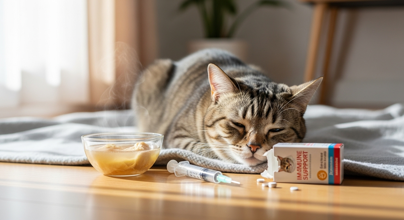 Jak pomóc kotu z katarem?