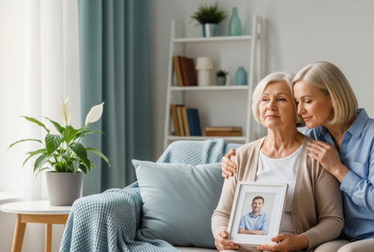 Jak pomóc mamie po śmierci taty?