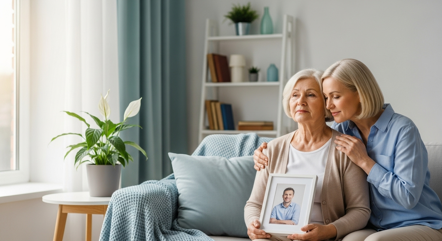 Jak pomóc mamie po śmierci taty?