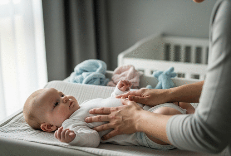 Jak pomóc niemowlakowi przy dyschezji?